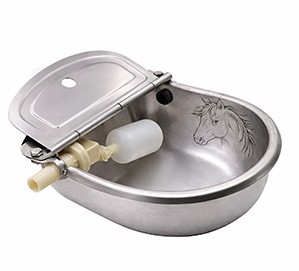 Automatic Stainless Steel Water Bowl for Horses – Self-Filling Livestock Waterer