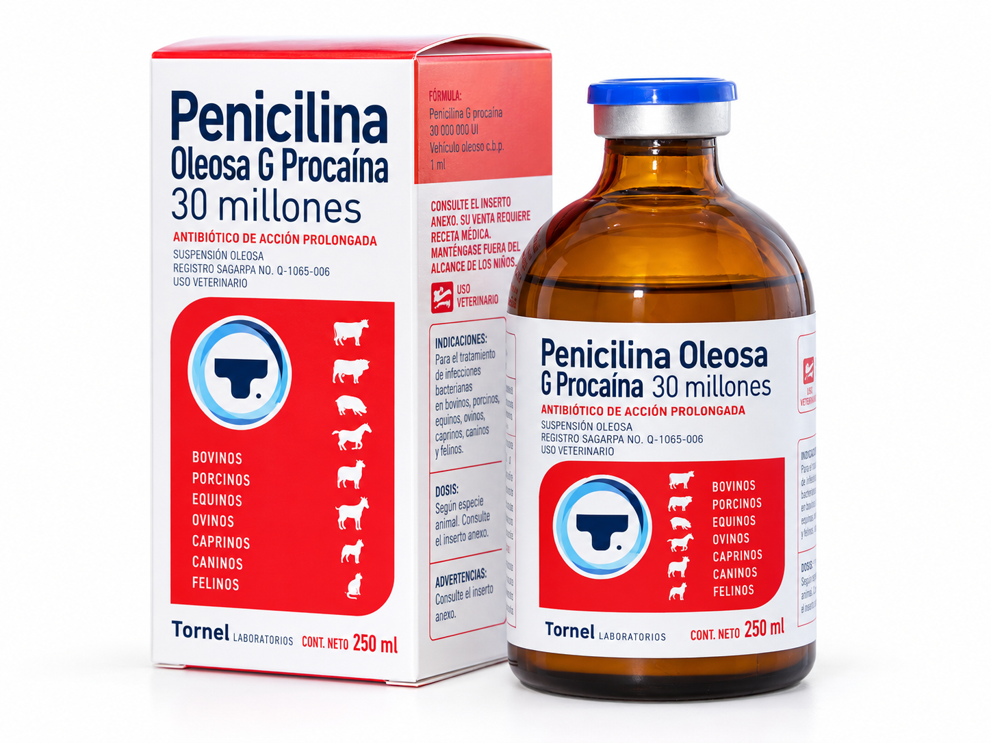 PENICILINA G. PROCAINA OLEOSA – Tornel – 250ml